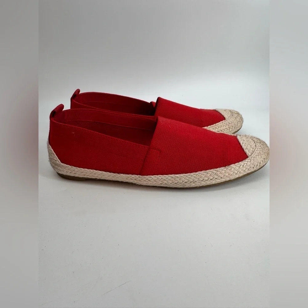 Ralph Lauren Gardena Red Espadrille Sandals
